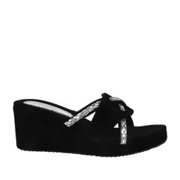 Shoetopia Kids Black & Silver Casual Sandals-image-90
