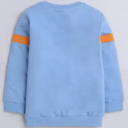 BUMZEE Blue Boys Full Sleeves Cotton Sweatshirt Age - 2-3 Years image 2