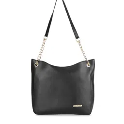 Bagsy Malone Black Solid Tote Bag image 1