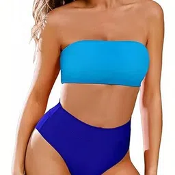 SARTHAKHUB Shoulder Straps Swim Bikini Set image 4