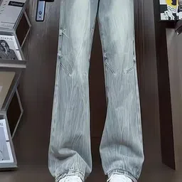 HERE&NOW Men Highly Distressed Light Fade Jeans-picture-28