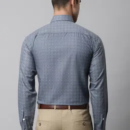 Jainish Grey Cotton Regular Fit Printed Shirt image 2