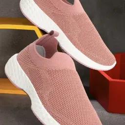 Carlton London Women's Peach & Gold Slip-On Shoes-picture-33