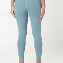R&B Blue Polyester Mid Rise Tights image 2