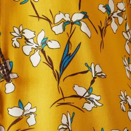 Miss Chase Mustard Floral Print Jacket image 5