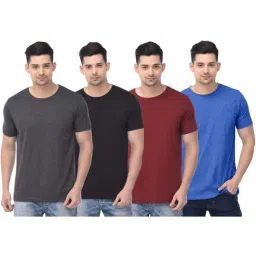 Color Capital Multicolored Regular Fit T-Shirt - Pack of 4-picture-19