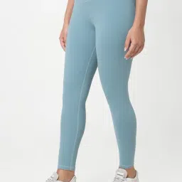 R&B Blue Polyester Mid Rise Tights image 3