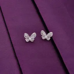 Kai Jewel Sterling Silver Crystal Butterflies Casual Stud Earrings for Women-picture-29
