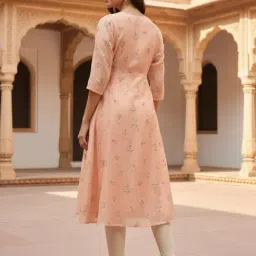 Rangita Peach Kurta image 2