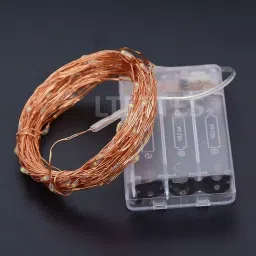 X4Decor 100 Led Fairy Light (3Cell+Usb) 10 Meter Warm White FL06 image 4