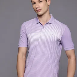 Louis Philippe Striped Polo Collar T-shirt-picture-58