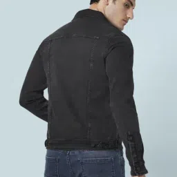 People By Pantaloons Black Regular Fit Jacket image 2