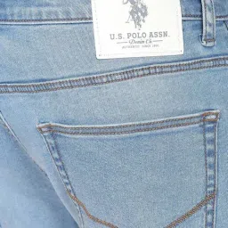 U.S. Polo Assn. Sky Blue Fitted Jeans image 5