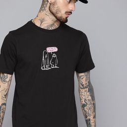 Flying Machine Graphic Printed Pure Cotton T-shirt-picture-22
