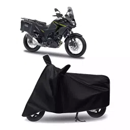 Auto Pearl Bike Cover for Kawasaki Versys X 300 BS6 (Black)-picture-29