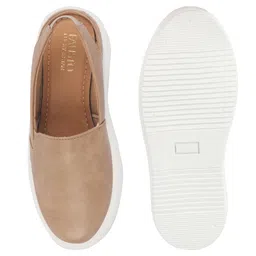 fausto Women's Height Enhancer Elastic Closure Back Strap Platform Heel Slip On Shoes|Stylish|Chunky|Weekend|Classic Sneaker Shoes image 5