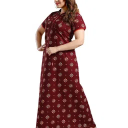 TRUNDZ Printed Maxi Nightdress image 2