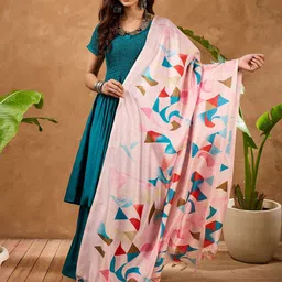 InWeave Geometric Printed Dupatta-picture-42