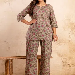 FASHION CLOUD Women Printed Night suit-image-87