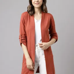 Latin Quarters Rust Textured Shrug image 1