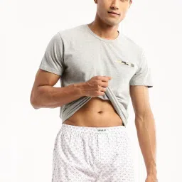 showoffff SHOWOFF White Slim Fit Printed Boxers image 1
