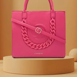 Caprese Faux leather Pink Women Handbag-picture-49
