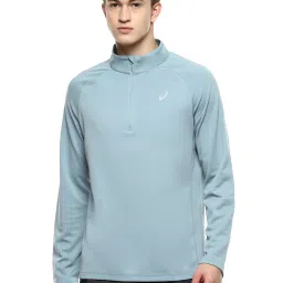 Asics Steel Grey Regular Fit Sports T-Shirt image 1