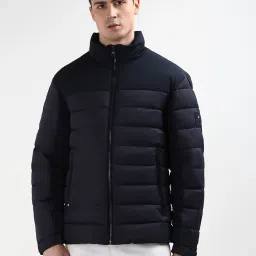 Tommy Hilfiger Navy Regular Fit Quilted Jacket image 1