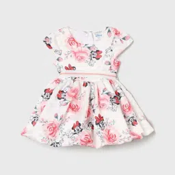 Juniors By Lifestyle White Regular Fit Floral Print Dress-picture-27