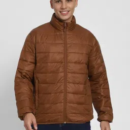 American Eagle Brown Regular Fit Quilted Puffer Jacket image 1