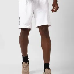 Reebok White Regular Fit Sports Shorts image 1