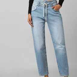 ONLY Women Blue High-Rise Heavy Fade Jeans-picture-26