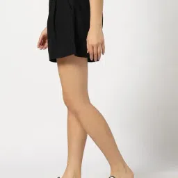 GAP Black Regular Fit Solid Shorts image 3