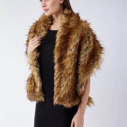 Inweave Beige Plain Cape image 3