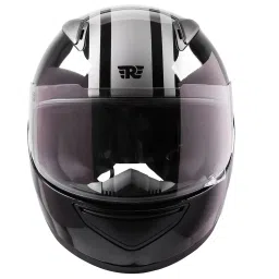Royal Enfield Grey Hard Polycarbonate Plastic Street Prime Pinstripe Womens Helmet image 1