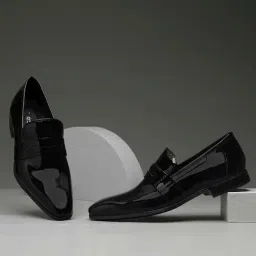 Ruosh Men's Black Formal Loafers-picture-30