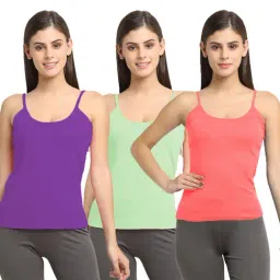 Friskers Multicolor Slim Fit Camisole-picture-10