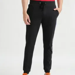 United Colors Of Benetton Black Cotton Slim fit Printed Joggers-picture-30