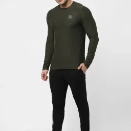 Jack & Jones Dark Olive Regular Fit Lounge T-Shirt image 1