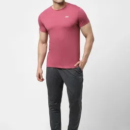 Jack & Jones Pink Regular Fit Cotton Lounge T-Shirt image 1