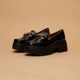Eridani Women's Felixa Black Casual Loafers-picture-30