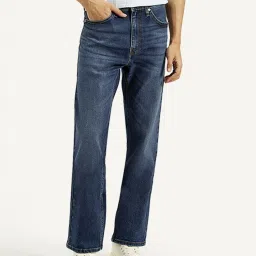 Levi's 505 Dark Blue Regular Fit Jeans image 1