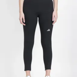 adidas Black High Rise Sports Track Pants image 1