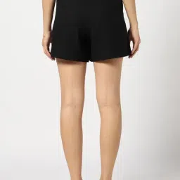 GAP Black Regular Fit Solid Shorts image 2