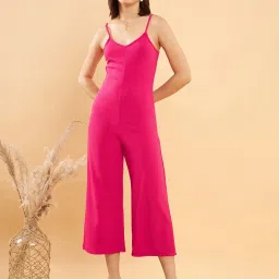KASSUALLY Pink Midi Jumpsuit image 1