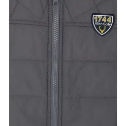 allen solly junior Allen Solly Kids Grey Quilted Full Sleeves Jacket image 3
