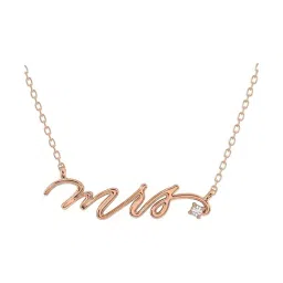 Silvermist 925 Sterling Silver Mrs. Pendant Necklace for Women & Girls-image-49