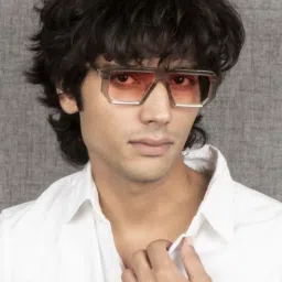 Ted Smith Pink Aviator UV Protection Unisex Sunglasses image 1