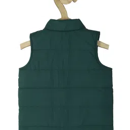 allen solly junior Allen Solly Kids Green Quilted Jacket image 2