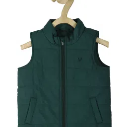 allen solly junior Allen Solly Kids Green Quilted Jacket image 1